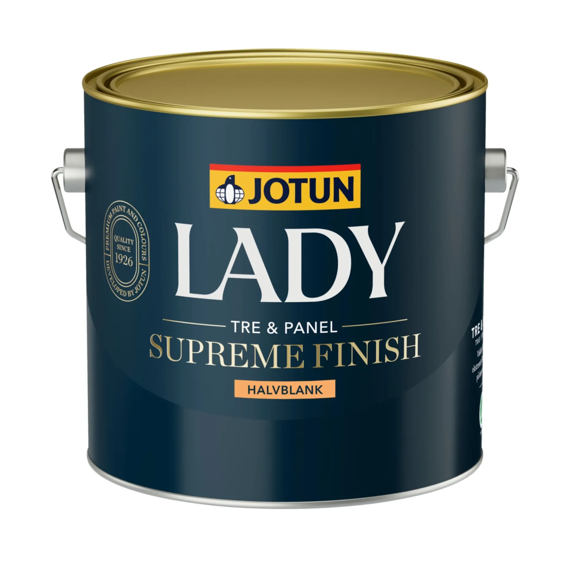 JOTUN LADY SUPREME FINISH 40 TRÆ- OG LISTEMALING 2,7 L HVID