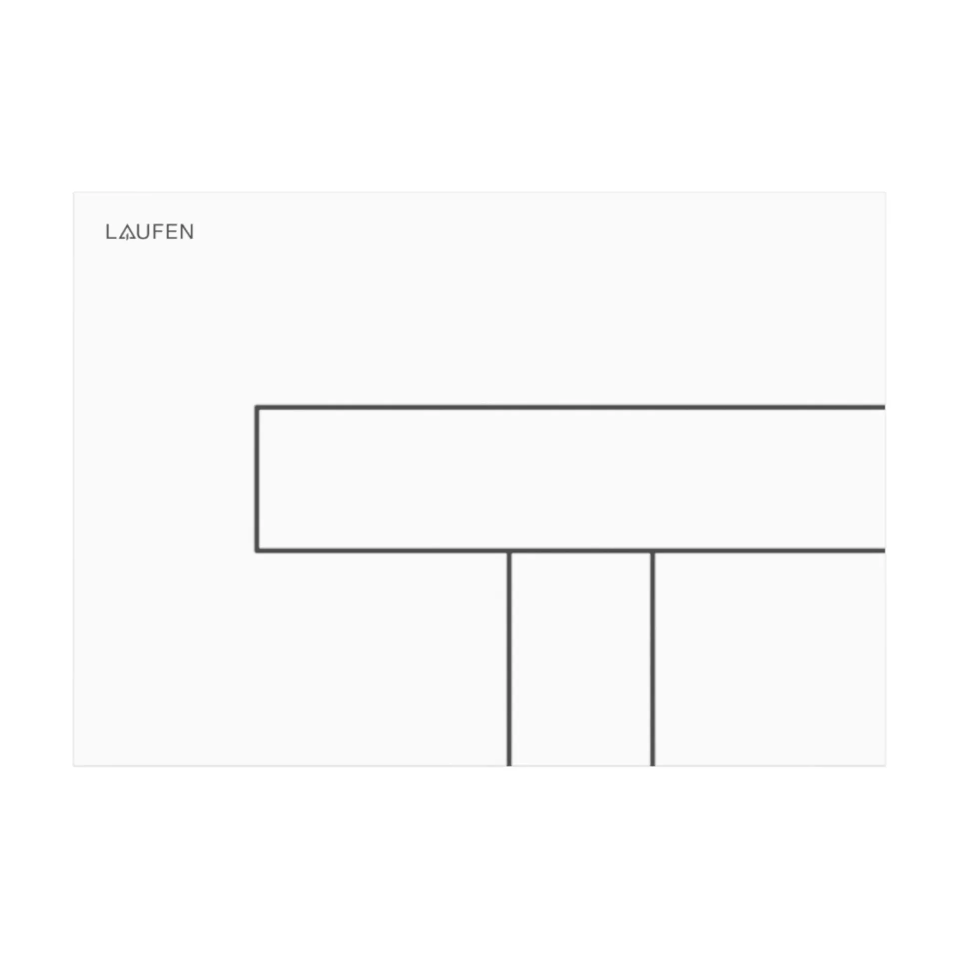 LIS AW100 BETJENINGSPLADE HVID|Laufen Clearance