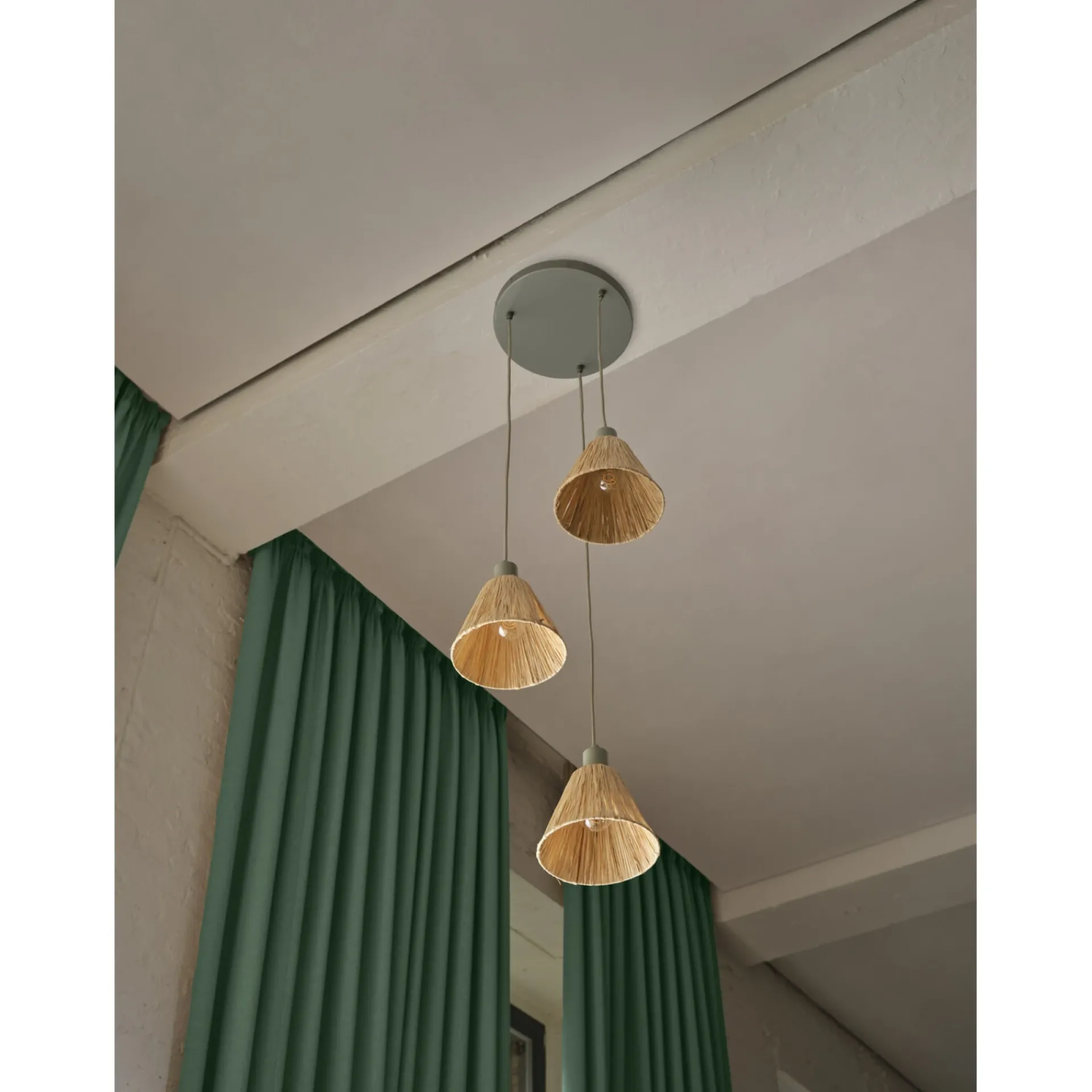 DECOR RAFFIA GULVLAMPE BRUN/GRØN 22,8 CM|LEDVANCE Hot