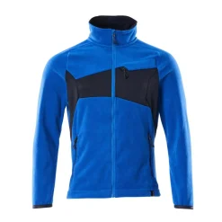 ACCELERATE 18303 FLEECEJAKKE 2XL AZURBLÅ/MØRK MARINE|Mascot Hot