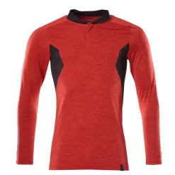 ACCELERATE 18081 POLOSHIRT 2XLONE SIGNALRØD-MELERET/SORT|Mascot Sale