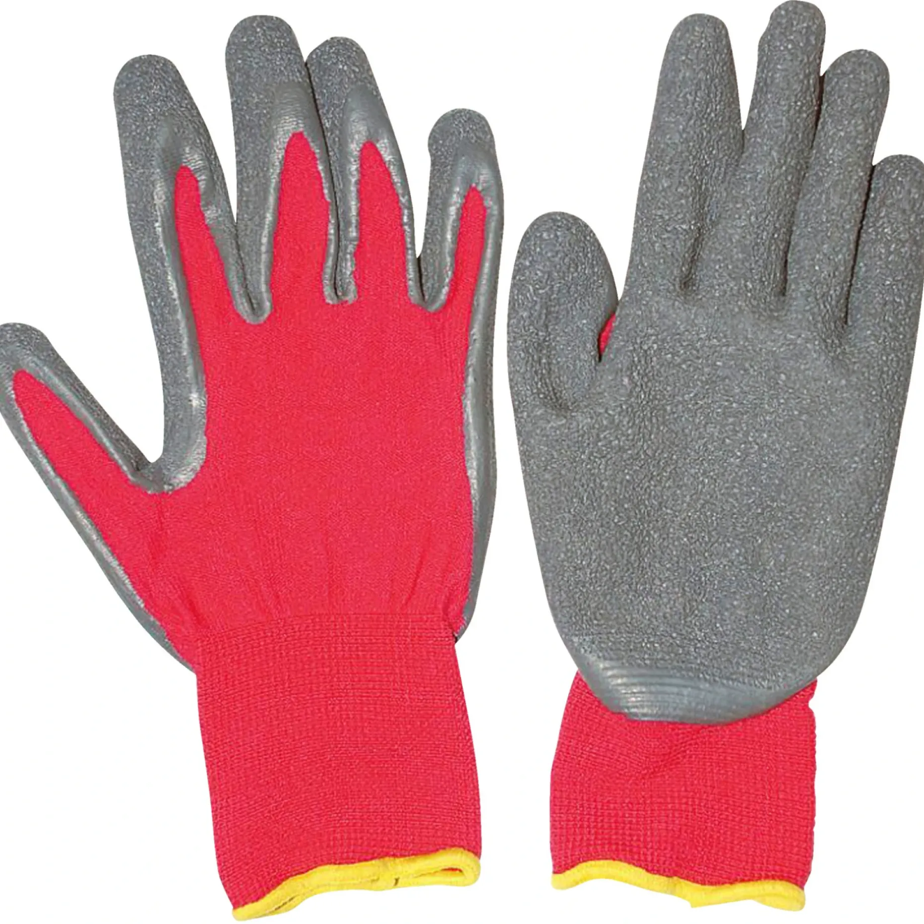 MILLARCO FINGERCOATED ARBEJDSHANDSKE 9 RØD/SORT 1 STK