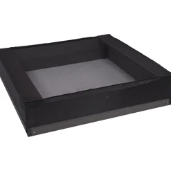SANDKASSENET 120 X 20 X 120 CM SORT PLASTIK|NORDIC PLAY Active Best