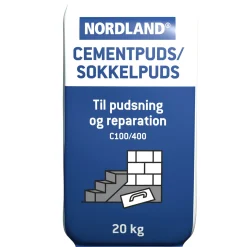 CEMENTPUDS GRÅ 20 KG|Nordland Hot