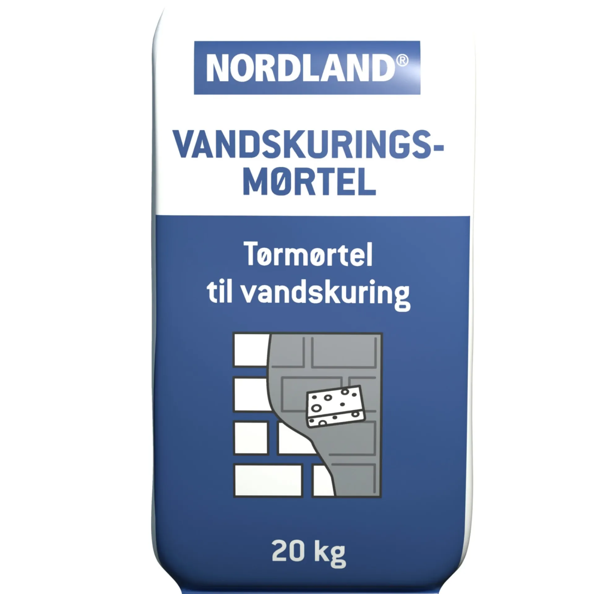 VANDSKURINGSMØRTEL GRÅ 20 KG|Nordland Sale