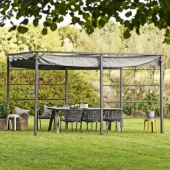 CHANIA MED RULLETAG PERGOLA 2.98 X 3.98 M|Outrium Best