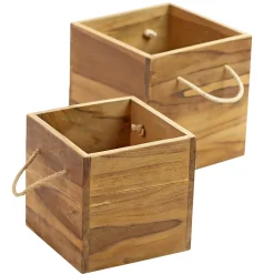 HAVEKRUKKE TEAK NATUR 2 STK|Outrium New