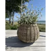 INDO SÆT Á 2 STK. HAVEKRUKKE KUBO RATTAN NATUR 29X58X43|Outrium Outlet