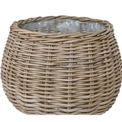 INDO SÆT Á 2 STK. HAVEKRUKKE KUBO RATTAN NATUR 29X58X43|Outrium Outlet