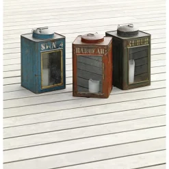 JAKARTA LANTERNE BLÅ METAL|Outrium Online