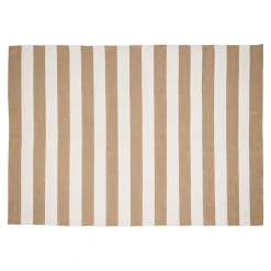 PONZA UDENDØRSTÆPPE GENANVENDT PLAST (PET) BEIGE / OFF WHITE 140X200 CM|Outrium Hot