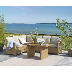 SARDINIEN MED EKSTRA HØJ RYG SOFASÆT NATUR|Outrium Clearance