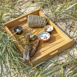 SERVERINGSBAKKE NATUR TEAK|Outrium Outlet