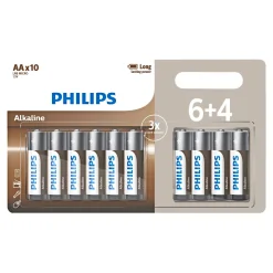 AA BATTERI 10 STK/PAK|Philips Outlet