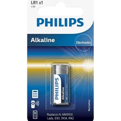 ALKALINE LR1 BATTERI 1 STK/PAK|Philips Clearance
