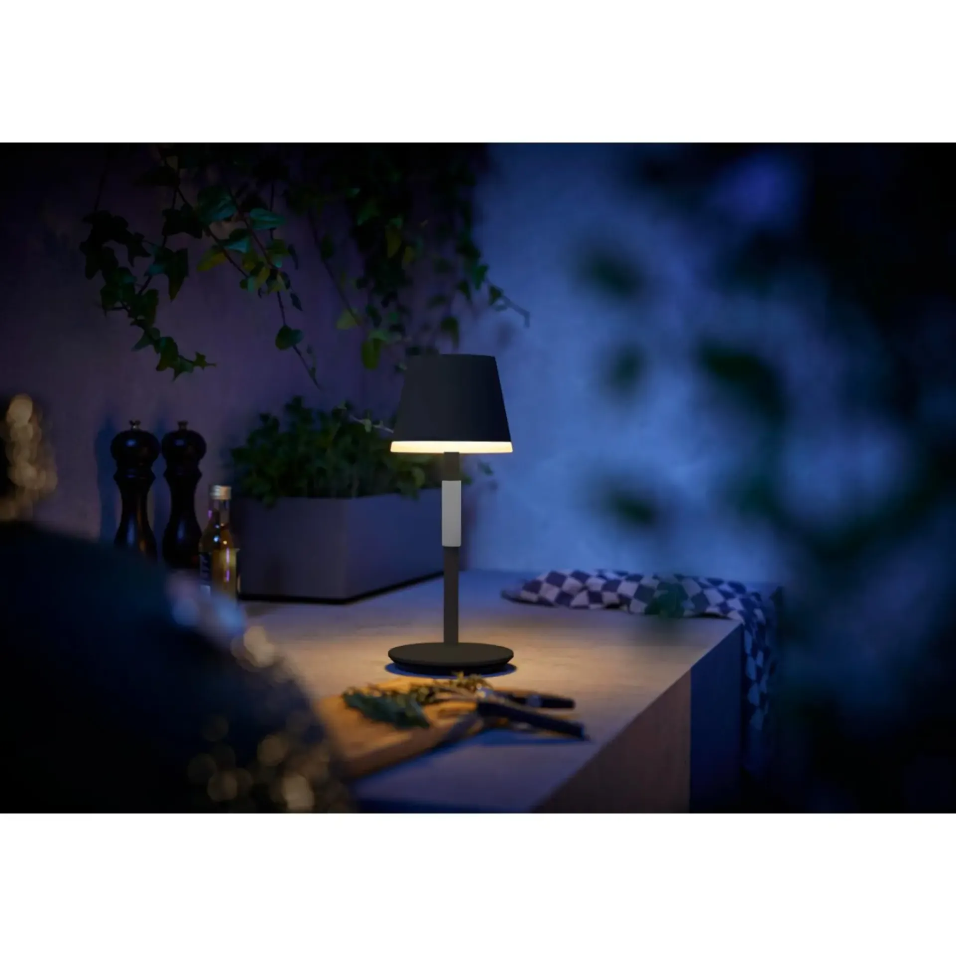 GO BORDLAMPE SORT 38,8 CM|Philips Hue Best