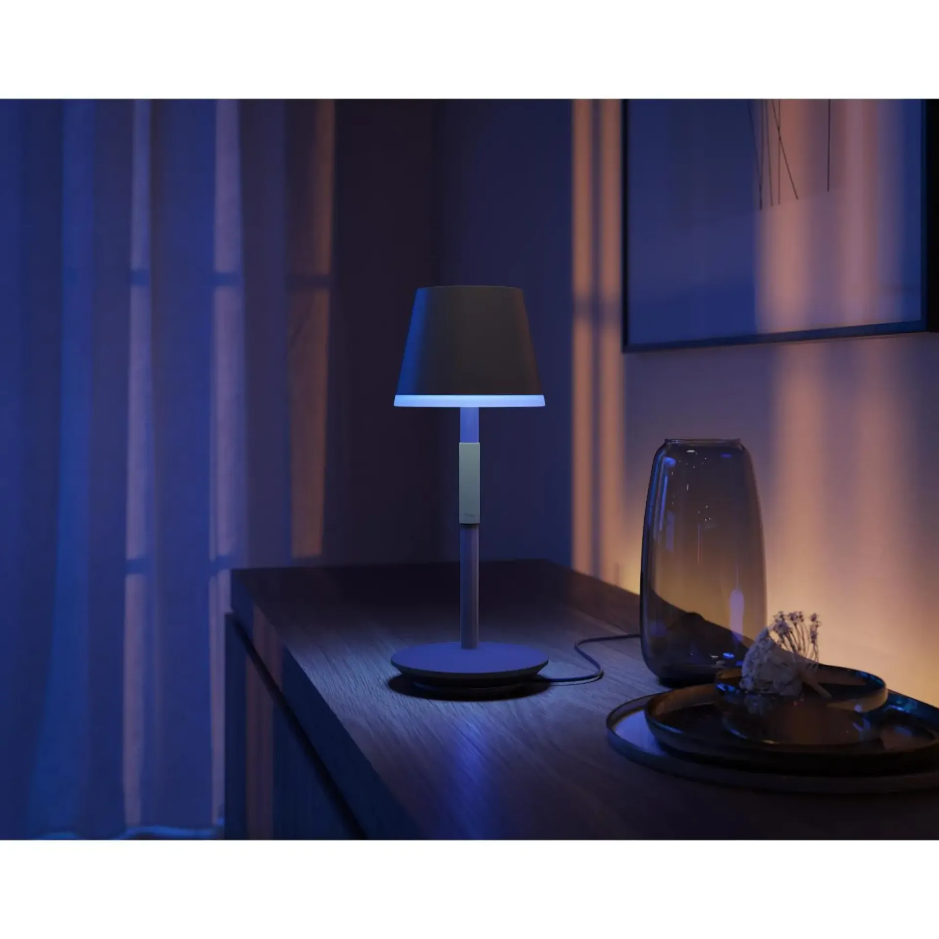 GO BORDLAMPE SORT 38,8 CM|Philips Hue Best