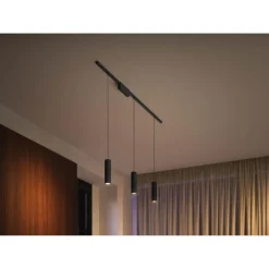 PERIFO 3 PENDLER SKINNESYSTEM SORT LED 5W|Philips Hue New