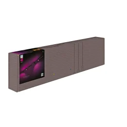 PERIFO 4 SPOT SKINNESYSTEM SORT LED 5W|Philips Hue Outlet