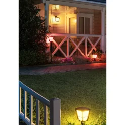 WCA ECONIC UDENDØRS VÆGLAMPE 15W SORT|Philips Hue Outlet