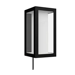 WCA IMPRESS COLOR UDENDØRS VÆGLAMPE 16W SORT|Philips Hue Outlet
