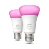 WCA 2-PAK SMART LED PÆRE E27 STANDARD 9W|Philips Hue Discount