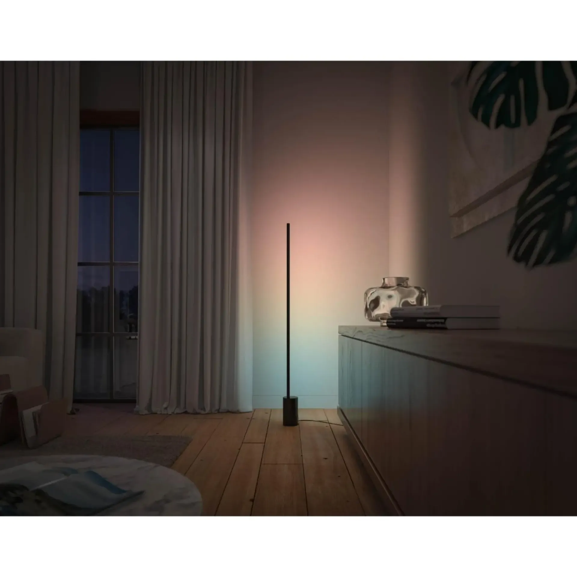 WCA WCA GULVLAMPE SORT 145,8|Philips Hue Discount