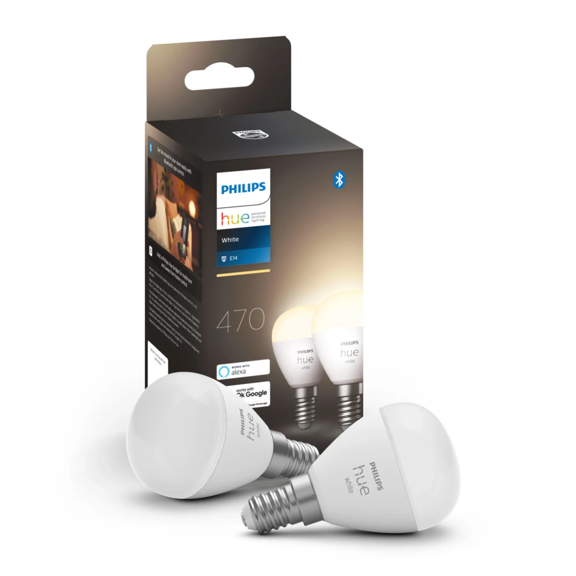 W 2-PAK SMART LED PÆRE E27 STANDARD 9W|Philips Hue Sale
