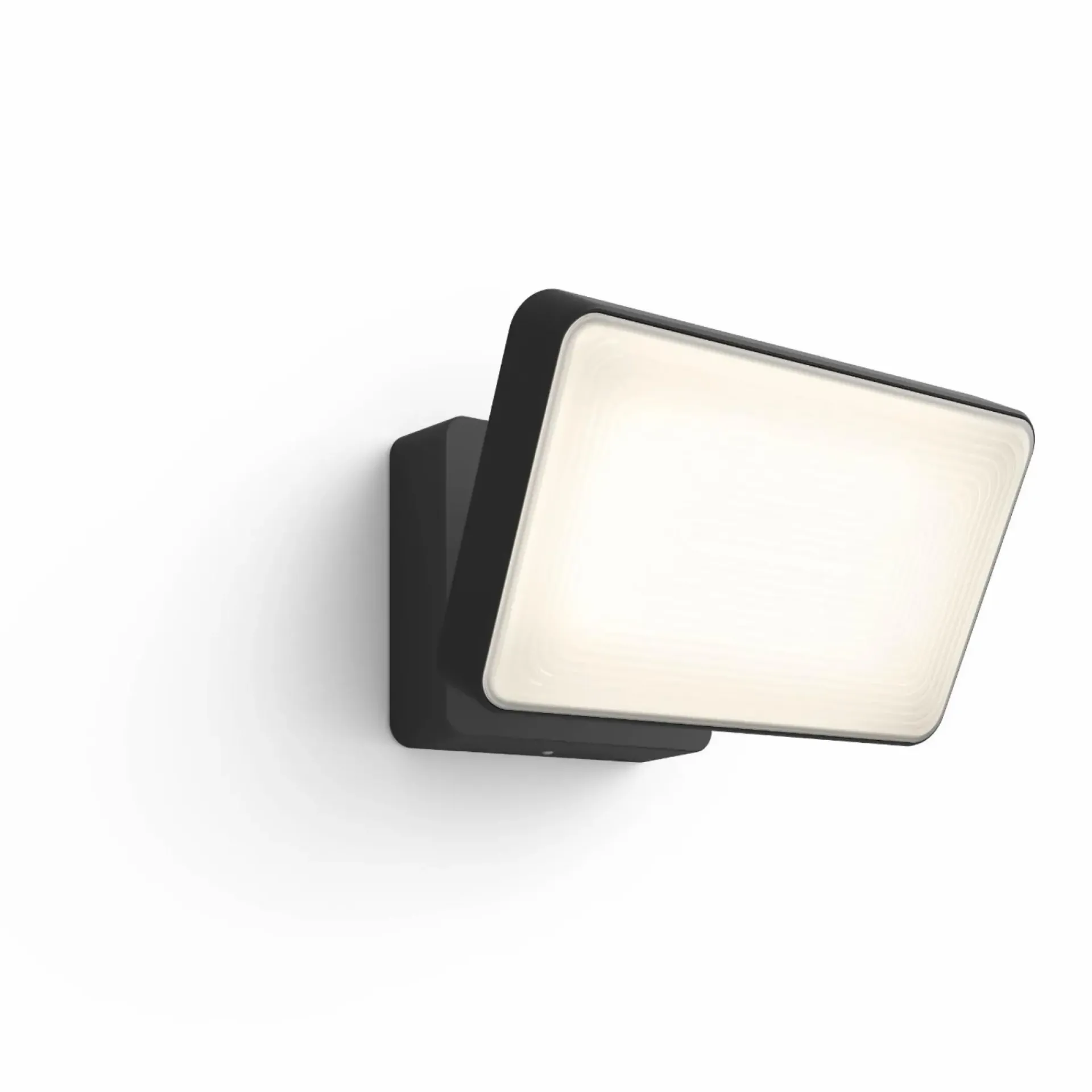 W WELCOME UDENDØRS VÆGLAMPE 15W SORT|Philips Hue