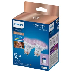 LED PÆRE SPOT GU10 4,2W|Philips