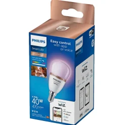COLOR LED PÆRE E14 KRONE 5W|Philips Smart Best