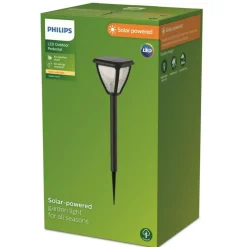 VAPORA SOLCELLE BEDLAMPE SORT 28,4 CM|Philips Online