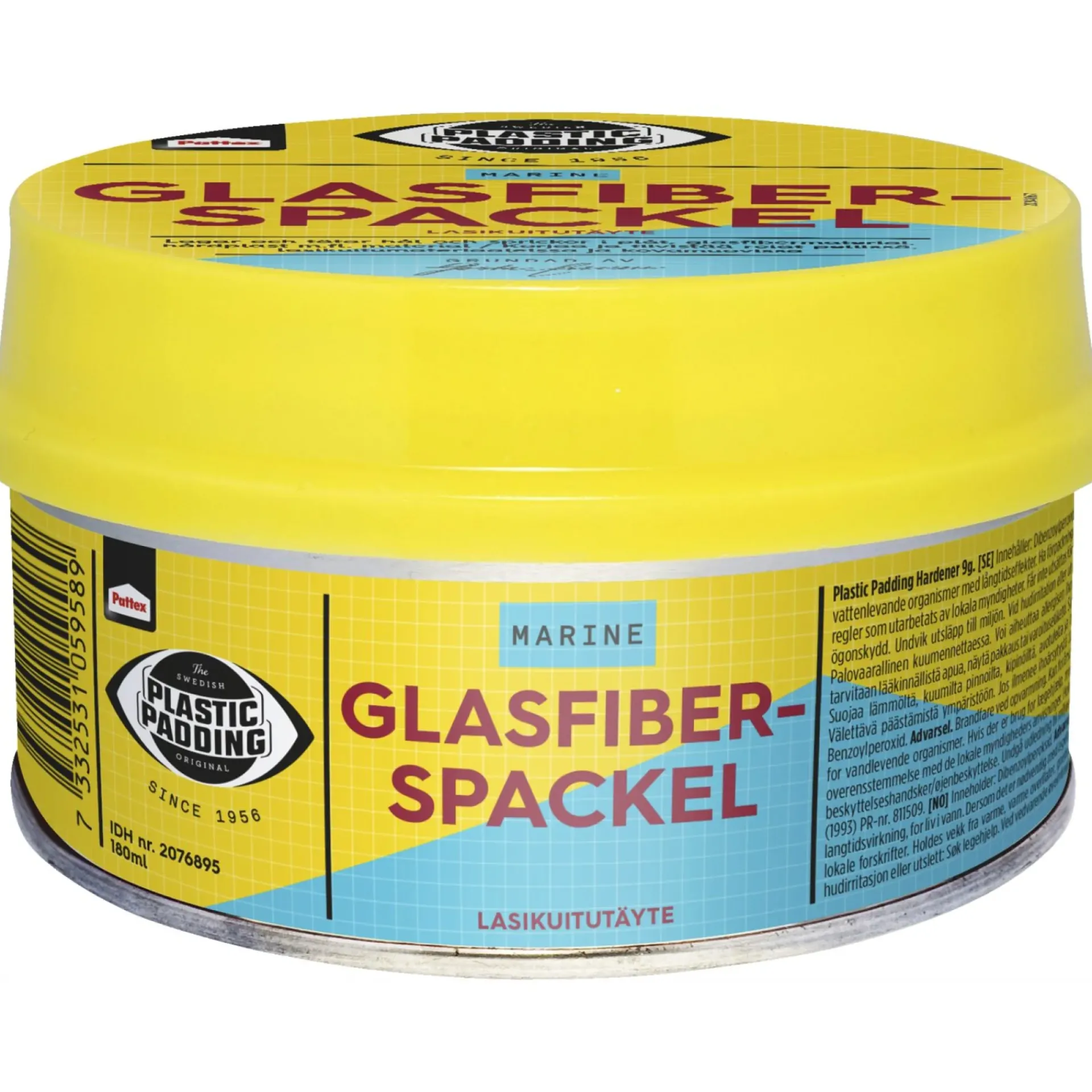 GLASFIBERSPARTELMASSE 180 ML TRANSPARENT|Plastic padding Clearance