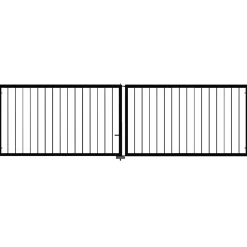BASIC DOBBELTLÅGE PULVERLAKERET 300 X 85 CM|Plus Online