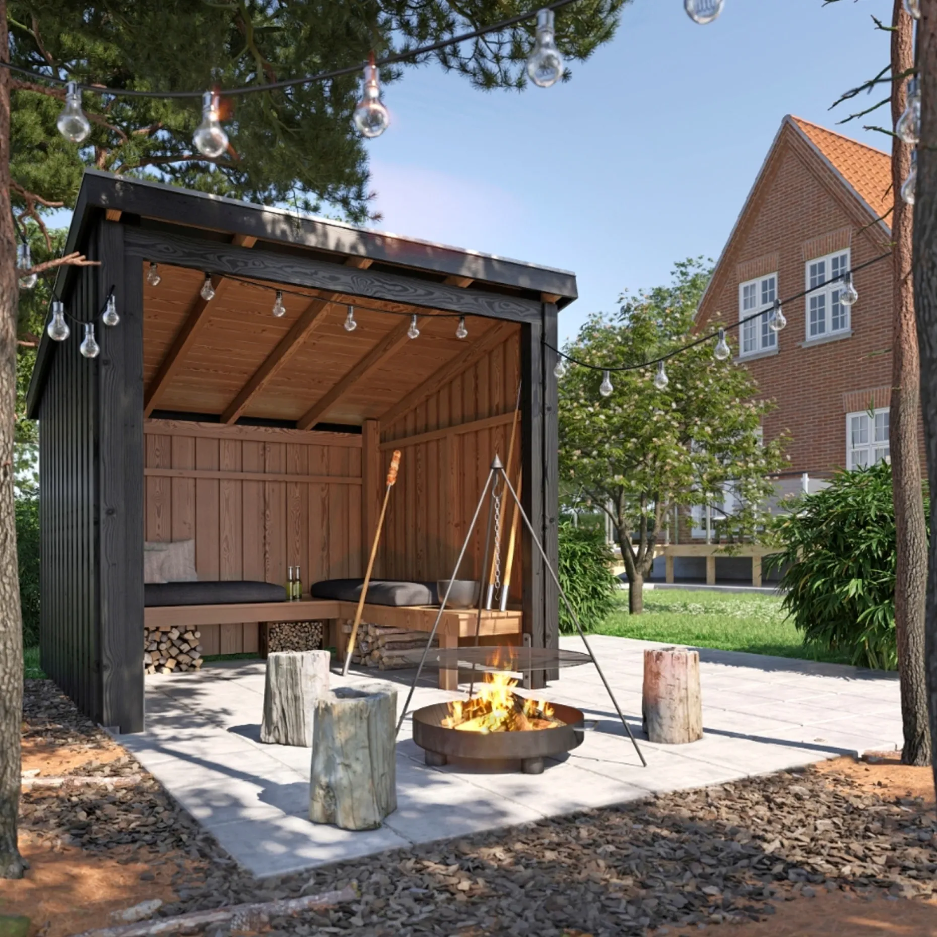 BÅLHYTTE 9,5 M²|Plus New