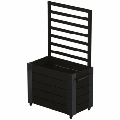 BLOMSTERKASSE SORT 155 X 50 X 87 CM|Plus