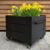 BLOMSTERKASSE SORT 70 X 50 X 120 CM|Plus Hot