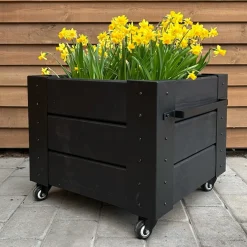 BLOMSTERKASSE SORT 70 X 50 X 120 CM|Plus Hot