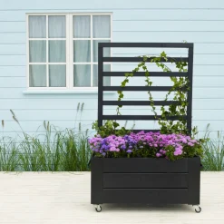 BLOMSTERKASSE SORT 130 X 50 X 87 CM|Plus Clearance