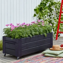 BLOMSTERKASSE SORT 45 X 50 X 120 CM|Plus Sale
