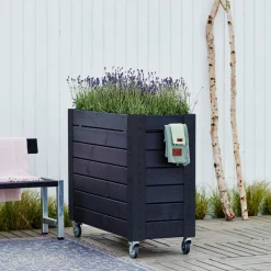 BLOMSTERKASSE SORT 95 X 50 X 120 CM|Plus Hot