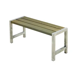 CAFE BÆNK GRÅBRUN 127 CM|Plus Clearance