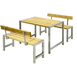 CAFE PLANKESÆT NATUR|Plus Outlet