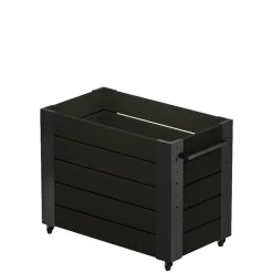 CUBIC BLOMSTERKASSE SORT 70 X 50 X 87 CM|Plus Best