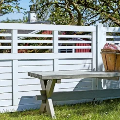 DECORA HEGN FUNGICIDBEHANDLET & GRUNDMALET 2 GANGE HVID 180 X 95 CM|Plus Outlet
