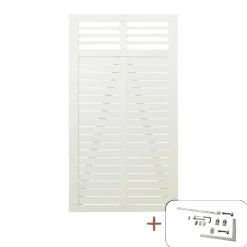 DECORA LÅGE FUNGICIDBEHANDLET OG GRUNDMALET 2 GANGE HVID 100 X 180 CM|Plus Best