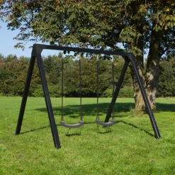 GYNGESTATIV SORT NÅLETRÆ|Plus Outlet