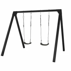 GYNGESTATIV SORT NÅLETRÆ|Plus Outlet