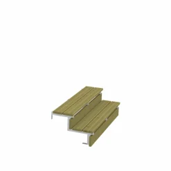 2 TRIN TERRASSETRAPPE 1200 X 370 MM|Plus Best