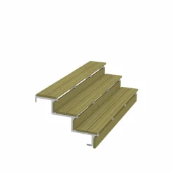 3 TRIN TERRASSETRAPPE 1800 X 540 MM|Plus Online